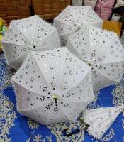 Mini parapluie artisanal pour décoration de mariage, Diwali, Mehndi, Sangeet, Haldi, fête, design moderne, collection Aarna, 100% coton