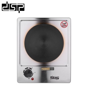 Placa Calefactora Eléctrica Portátil Dsp de 1 Quemador con Temperatura Ajustable, Elemento Calefactor de Bobina, Color Gris Plateado, para Cocina - Product Image 3