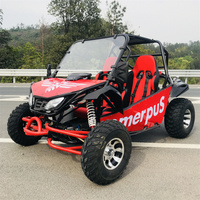 Kart à moteur électrique et essence 200CC, version sport, 4 roues, moto tout-terrain, kart adulte 2 places, kart à essence 4 temps