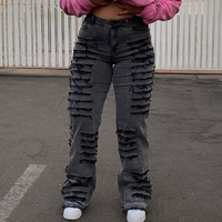 DiZNEW Fabricant de jeans, vente en gros de jeans pour femmes, pantalons 2024, jeans skinny décontractés grande taille pour femmes et dames