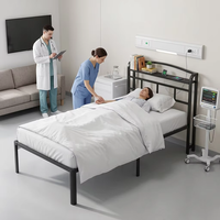 Tragbares Einzelklappbett für Mietwohnungen, Haushalt, Büro, Mittagspause, Nickerchen, Hotel, Krankenhaus, Apartment