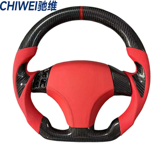 Mazda3/Mazda6/CX-5/CX-4/CX-3/Atenza/Axela หนังพียูคาร์บอนไฟเบอร์<span class=keywords><strong>พวงมาลัย</strong></span><span class=keywords><strong>ส</strong></span>ปอร์ตพร้อมไฟ LED ปรับแต่งได้ - Product Image 5