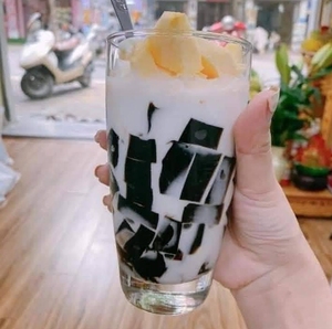 ผงเจลลี่หญ้าดำธรรมชาติสูตรติดตัวเร็ว สำหรับร้านขนมหวานเชิงพาณิชย์และบริการจัดเลี้ยง - Product Image 1