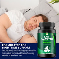 Capsules de Saw Palmetto de haute qualité avec supplément diététique de mélationin favorisant un sommeil réparateur profond et améliorant l'énergie OEM ODM