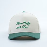 Gorra de Béisbol de 5 Paneles para Hombre, de Alta Calidad, Estilo Sarga de Algodón de Dos Tonos, con Logotipo Bordado Personalizado, Fabricante con MOQ Bajo