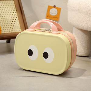 Nuovo Modello 2025 Valigia Portatile in Plastica da 14 Pollici, Beauty <span class=keywords><strong>Case</strong></span> da Viaggio, Piccolo Bagaglio, Borsa per il Trucco, Scatola Portaoggetti con Design Occhi Cartoon - Product Image 6