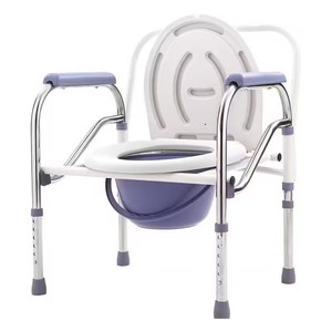 Silla de Inodoro Plegable y Portátil para Personas Mayores y Discapacitadas con Capacidad de 300 lb para Uso Hospitalario - Product Image 2