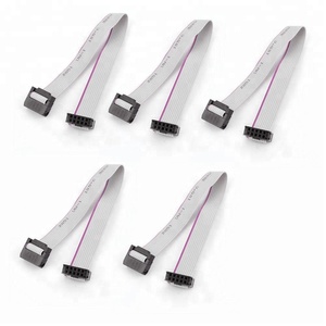 10-Pins Idc Platte Lintkabel 1.27 Mm 1.27 Kabelboom Met 10-Pins 10-Pins Vaste Kabel - Product Image 6