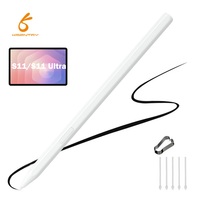 Stylet de remplacement avec pointe magnétique, rejet de la paume, détection de pression 4096 niveaux, détection d'angle d'inclinaison, S Pen pour Tab S11/S11