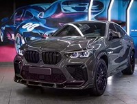 Nuevos Kits de Carrocería de Fibra de Carbono de Alta Calidad Estilo LD para F96 X6M con Capó, Labio Delantero, Difusor, Faldones LED y Alerón Superior