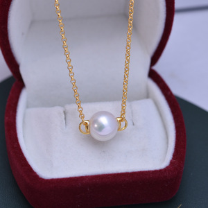 Collar con Colgante de Perla Blanca de Agua Dulce de 11-12 mm, Plata S925, Luz Intensa, Pequeñas Imperfecciones, Adorno Multiusos - Product Image 1