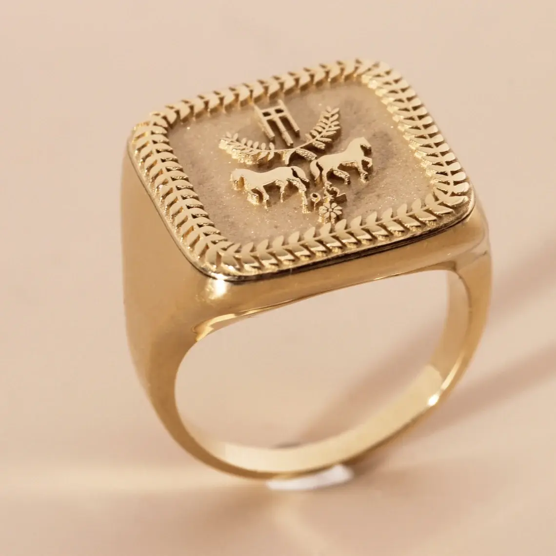 18k mens rings