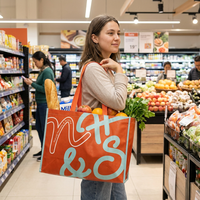 Nouveauté : Sacs de courses pliables et réutilisables en PP tissé, écologiques et recyclables, personnalisables OEM