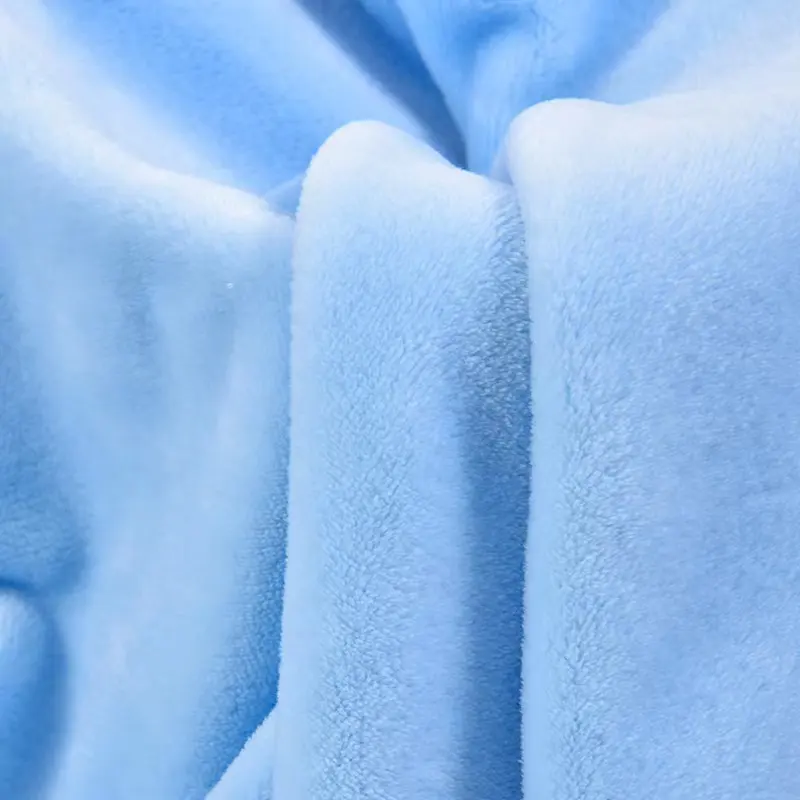 Di nuovi prodotti riciclati Super Soft Della Peluche del Panno Morbido Velluto Tessuto di Flanella per la Coperta Pigiama Fodera di Biancheria Da Letto Tessili Per La Casa