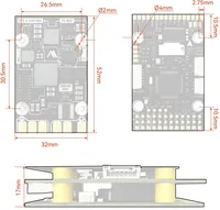 Contrôleur de vol à aile fixe Corewing F405 APP WING V2 ICM42688P 2-6S pour avion modèle RC avec retour automatique INAV