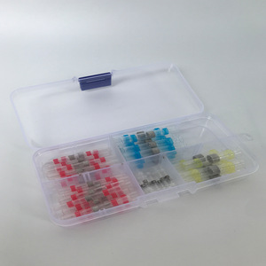 Heat <b>Shrink</b> Tubing Kit 50 Pcs Red Blue Yellow <b>Plastic</b> Electrical Insulation Connector Accessory Box Pack - Product Image 2