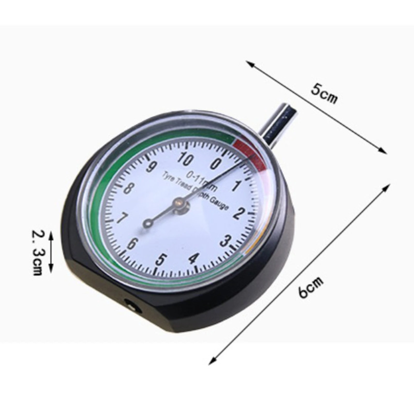 Keynew Pointer Tire Gauge - Mechanical Tire Pressure Gauge for Car, Truck Motorcycle