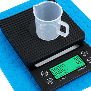 KLAM 맞춤형 <span class=keywords><strong>3kg</strong></span> 0.1g 커피 계량 드립 미니 전자 주방 저울 트레이 ABS 플라스틱 배터리 구동 LCD 디지털 - Product Image 5