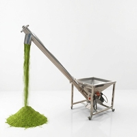 Convoyeur à vis en acier inoxydable 304 de qualité alimentaire pour sucre, farine, grains de café, poivre, feuilles de menthe, malt – Machine d'alimentation à vis sans fin