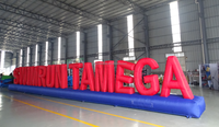 Publicité gonflables pvc piscine flotteur lettres décoration lettre ballons signe gonflable logo pour événements géant led lumière lettre