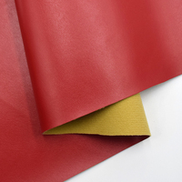 Tissu en cuir synthétique PU Rexine en vinyle PU brillant pour sacs
