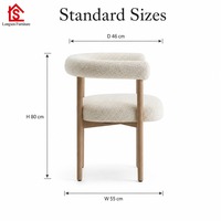 Chaise de salle à manger en bois massif style Wabi-Sabi, chaise minimaliste de designer avec dossier décontracté, tabouret de bureau portable pour restaurant, chambre et maison
