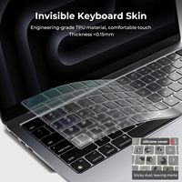 Pelindung Kulit Keyboard TPU Ultra Tipis Premium untuk Macbook Neo Air Pro 13 13.6 14 14.2 15 15.3 16 16.2 Inch M1 M2 M3 M4 M5