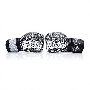 ถุงมือชกมวย FAIRTEX สีขาว ดำ เทา พิมพ์ลายดิจิตอล กันน้ำ ระบายความชื้น แบบเต็มนิ้ว ติดแถบเวลโคร ขายดี - Product Image 5