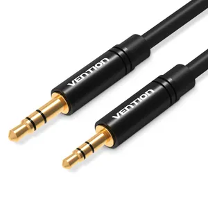 Vention BAL 3.5mm Male zu 2.5mm Male Audio Cable 0.5M Black Metal Type