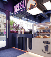 Diseño de kiosco para cafetería, kiosco de jugos para interiores, mostrador de barra de té de burbujas, barra comercial para decoración de centros comerciales