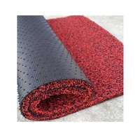 Offre spéciale Tapis de porte en PVC antidérapant avec logo imprimé personnalisé Tapis de sol en plastique personnalisés en usine pour voitures