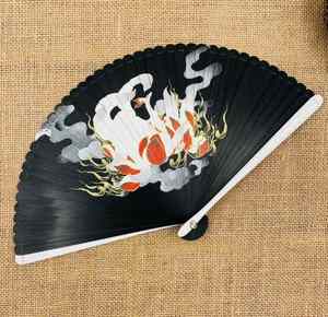 Éventail pliant en bambou de haute qualité pour Halloween, produit artisanal en bambou - Product Image 6