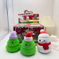 Jouet géant en peluche à rebond lent, rembourré de farine, 6 styles (Sapin de Noël, Bonhomme de neige, Thé au lait), nouveauté apaisante à suspendre pour garçons