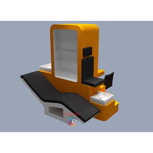 뜨거운 판매 DVD 대여 살롱 키오스크 양면 거울 상점 인테리어 디자인 이발소 액세서리 - Product Image 6