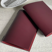 Protège-menus en cuir PU pour restaurant, classeur de menus pour café, pochettes portables pour bar