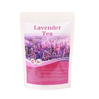 Sachets de thé personnalisés 2g*30, thé à la lavande, sachets de thé pyramidaux, fleurs de lavande séchées naturelles, tisane, mélanges de tisanes