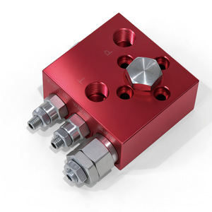 Bloc de vanne hydraulique Tianlong Machinery 24V, groupe de vanne composite en acier manuel pour plateforme élévatrice - Product Image 1
