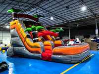 Jeux d'extérieur de haute qualité, grand toboggan gonflable pour enfants, toboggan aquatique gonflable pour adultes