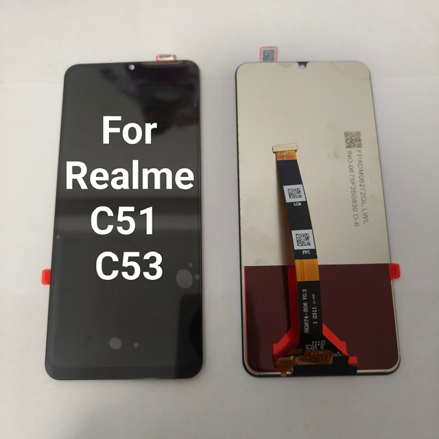 Original Mobile Phone Lcds Screen for oppo Realme C51 C53 LCD Display Digitizer Touch Screen Repair Replacement