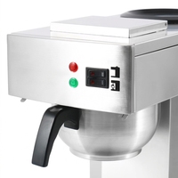 Machine à café filtre professionnelle 220V, cafetière électrique avec chaudière en acier inoxydable pour bureau, café et restauration