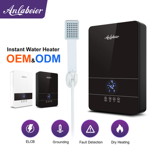 Anlabeier XD60 Smart Home Tankless Hot Water Heater 220V 50Hz 60Hz 6kW Thermostatic Instant Electric Bathroom <b>Shower</b> Heater - Product Image 2
