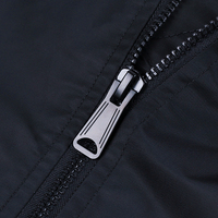 Blouson d'aviateur d'hiver imperméable court de haute qualité pour hommes avec col montant et position du logo sur le devant