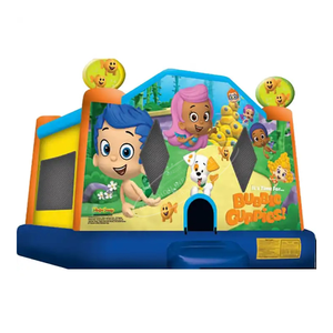 Grado comercial <span class=keywords><strong>Bubble</strong></span> <span class=keywords><strong>Guppies</strong></span> Casa de rebote inflable al aire libre Combo Castillo hinchable para niños con tobogán - Product Image 1