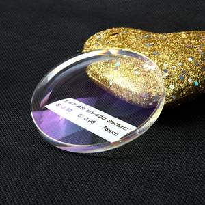 Venta caliente 1,67 Blue Cut HMC Single Vision Anti Bule Ray Uv420 Blue Cut Lens Optic - Product Image 6