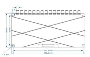 Đầu đọc thẻ kiểm soát truy cập 16 cổng hatrida Mô-đun nhận dạng tần số vô tuyến UHF 33dBm để quản lý hậu cần 860-960MHz - Product Image 4