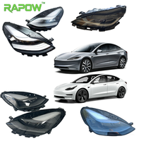 Nouvel ensemble de phares avant à LED RAPOW pour Tesla Model 3, kit de remplacement et de modernisation, 4000 Lm 5500k, OE 1077375-00 1077372-10-I