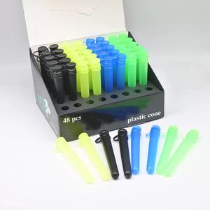 Vente en gros de tubes de rangement étanches à l'humidité pour papiers à rouler vides, porte-cône à rouler, <span class=keywords><strong>tube</strong></span> en plastique pour cône de rangement, 48 pièces dans une boîte - Product Image 3