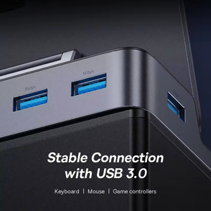 <span class=keywords><strong>Baseus</strong></span> Estación de Conexión <span class=keywords><strong>USB</strong></span> C para Steam Deck y Nintendo Switch, Tipo C a HDMI Compatible con 4K 60Hz, RJ45, PD 100W, <span class=keywords><strong>Hub</strong></span> <span class=keywords><strong>USB</strong></span> 3.0 Tipo C - Product Image 3