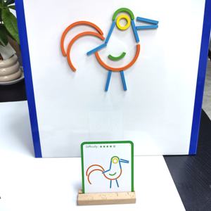 Jouets éducatifs créatifs : Bagues à assembler, puzzles pour l'éveil et le développement de l'intelligence des tout-petits, favorisant la motricité fine - Product Image 6