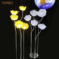 Accessoires de décoration d'intérieur pour mariage Lampes de sol à led pour la décoration Centres de table Accessoires lumineux pour fêtes de mariage